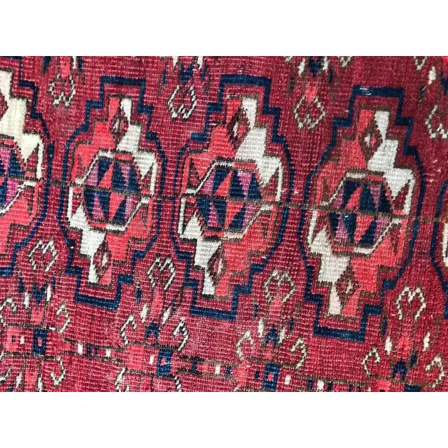 Antique Turkmen Boukhara Horse Cover Chuval For Sale - Image 4 of 12