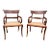 Mid 20th Century Pair of Henkel Harris Regency Style Cherry Armchairs For Sale