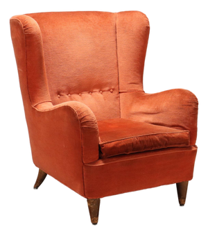 Vintage Chair in Fabric, 1950s