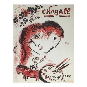 1969 Marc Chagall Original Lithograph Vol 3 Cover