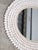 Handcrafted Coastal Style Round Seashell Mirror For Sale - Image 4 of 12