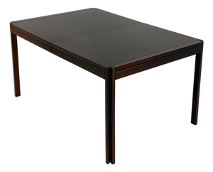 Wooden 4D Dining Table attributed to Angelo Mangiarotti for Molteni, 1970s