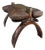 Antique Crocodile Leather Camel Footstool Ottoman Bench For Sale