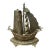 Vintage German Brass Sailing Ship Nightlight | an English Coastal Curiosity For Sale