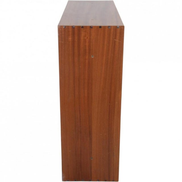 Mogens Koch bookcase made of lacquered mahogany. The bookcase is from the 1980s and appears in good condition but with...