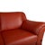 Two-Seater Leather Red Sofa Couch by Natuzzi For Sale - Image 5 of 9