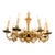 19th Century French Gothic Bronze Chandelier For Sale
