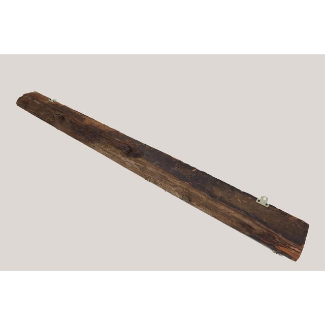 Antique Wood Handcarved Wall Coat Rack, 1890s For Sale - Image 14 of 17