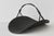 1990s Vintage Curved Hammered Cradle Black Metal Firewood Log Holder Wire Wrapped Handle For Sale - Image 5 of 15