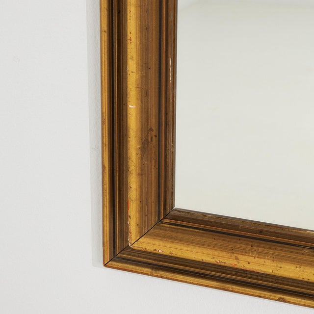 19th Century France Gold Wood Mirror For Sale - Image 9 of 9