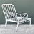 Off-white Vintage Brown Jordan “Calcutta” Metal Patio Lounge Chair For Sale - Image 8 of 12
