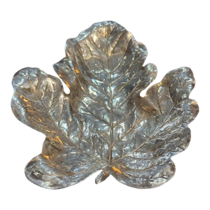 Vintage Sterling Silver Poplar Leaf Dish- R. Blackinton & Co.
