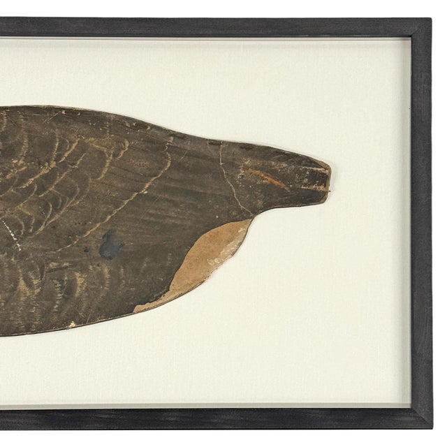 Paper Framed Early 20th Century American Canada Goose Decoy For Sale - Image 7 of 9