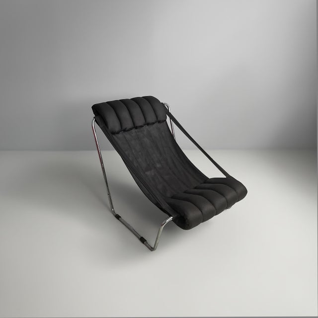 Space Age Italian Leather Armchair by Costantino Corsini and Giorgio Wiskemann for Cinova, 1970s For Sale - Image 14 of 14