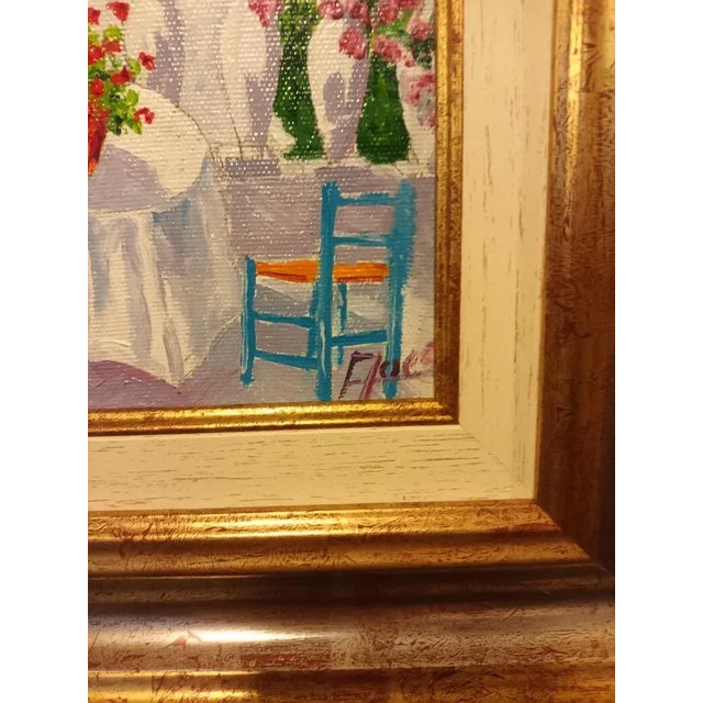 Early 21st Century Avel, Balcón al Mediterraneo, 2023, Oil on Canvas, Framed For Sale - Image 5 of 7