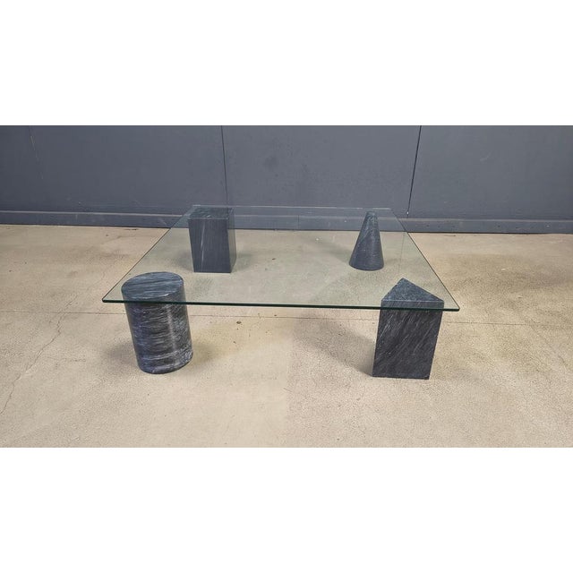 Vintage Italian Marble Coffee Table, 1970s For Sale - Image 14 of 16