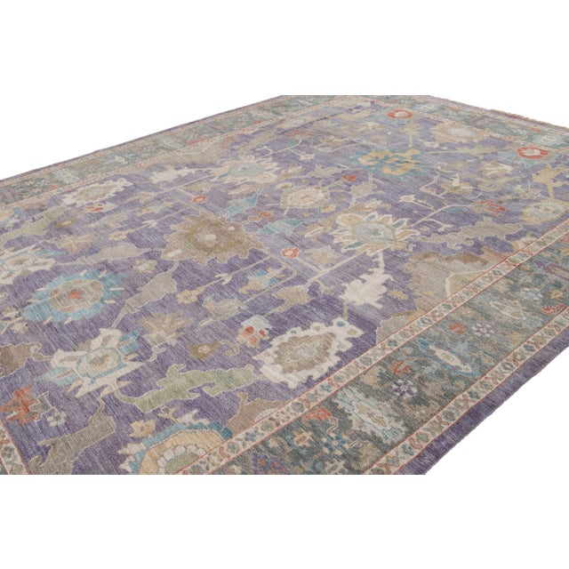 21st Century Modern Sultanabad Wool Rug For Sale - Image 4 of 11