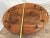 Brown Vintage Heritage Henredon Butler's Tray Oval Cocktail Table Flame Mahogany For Sale - Image 8 of 15