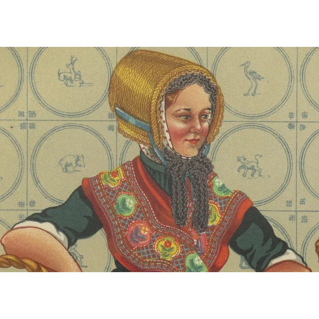 Limburg Peasant Women in Straw Bonnets, 1932, Paper For Sale - Image 4 of 10