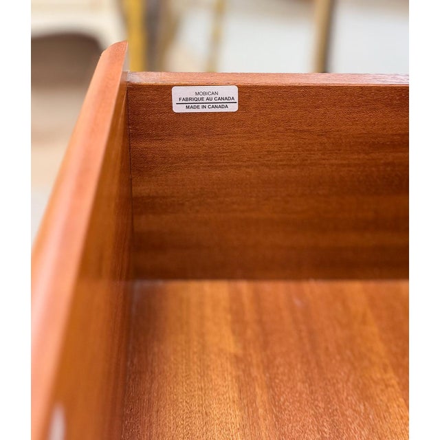 1970s Mid Century Modern Teak Dresser by Mobican, Danish Teak, Made in Denmark Console For Sale - Image 11 of 15
