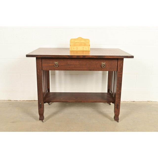 Tiffany Studios New York Zodiac Pattern Bronze Doré Letter Rack For Sale - Image 13 of 14