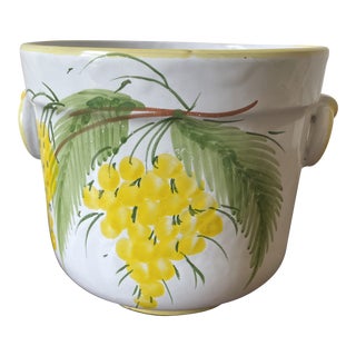 Mid 20th Century Vintage Italian Ceramic Planter For Sale