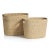 Contemporary Lucena Oval Abaca Baskets, Set of 2 For Sale - Image 3 of 3