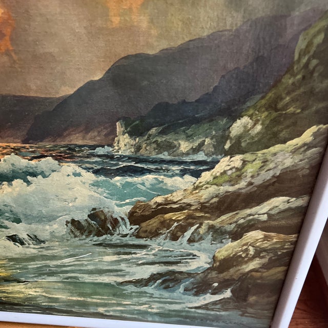 20 Th Century by American Artist Alex Dzogurski Framed Signed Giclee on Canvas Incoming Tide For Sale In Washington DC - Image 6 of 12