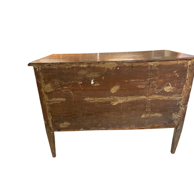 18th Century Italian Neoclassical Paint Decorated Commode For Sale - Image 4 of 18