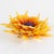 Yellow Cilea Paris Yellow and Orange Resin Brooch Giant Sunflower For Sale - Image 8 of 8