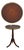 Theodore Alexander Leather Top Round End Table For Sale