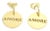 Pasquale Bruni Amore 18k Gold Circular Dangle Drop Earrings, 2 Pieces For Sale
