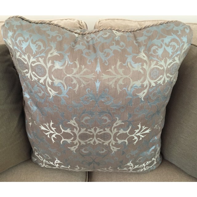 Baker Silk Jacquard Pillows Set of 3 Chairish