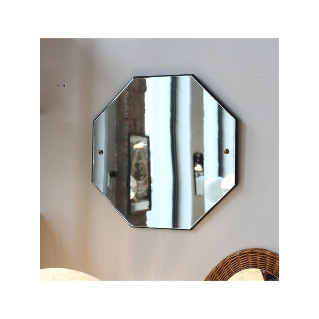 1950s Octagonal Mirror, Denmark, 1950s For Sale - Image 5 of 10