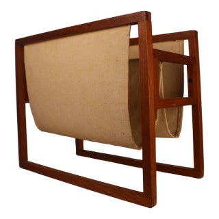 1960s Newspaper/Magazine Stand by Henning Wind-Hansen for Sika Møbler For Sale