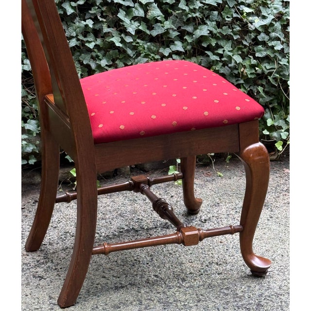 Late 20th Century Ethan Allen Queen Anne “Classic Manor” Dining Chairs - Set of 8 For Sale - Image 9 of 12