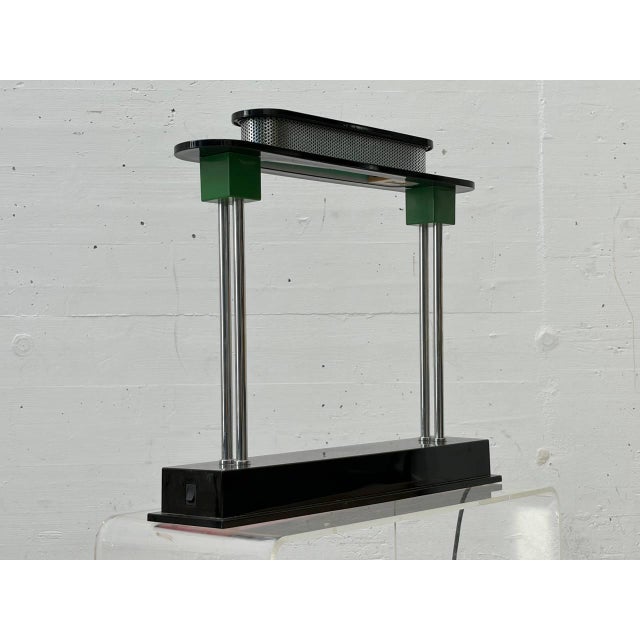 Metal Pausania Table Lamp by Ettore Sottsass Jr. for Artemide, Italy, 1980s For Sale - Image 7 of 17