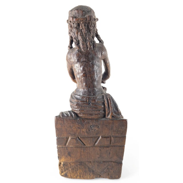 16th Century Netherlandish Oak Carving of Christ as the Man of Sorrows, Probably Malinese For Sale - Image 9 of 13