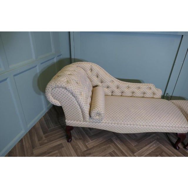 Vintage Chaise Lounge with Ottoman, 1960, Set of 2 For Sale - Image 6 of 13