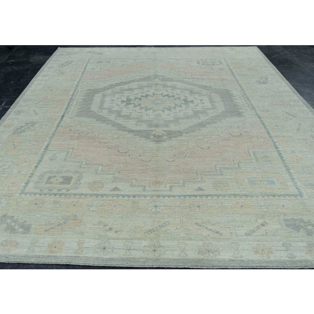 Turkish Oushak Rug 9' x 12' #19375 Explore a curated collection of hallway runners, wool rugs, and handmade masterpieces...