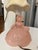 American Vintage Southern Belle Glass Lamp With Shade For Sale - Image 3 of 5