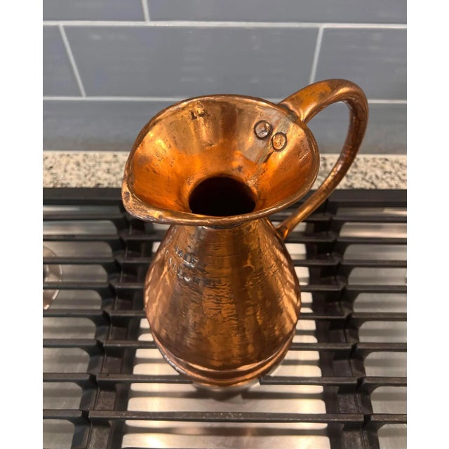 19th Century 19th Century English Victorian Tavern Copper Half Gallon Ale Measure For Sale - Image 5 of 13