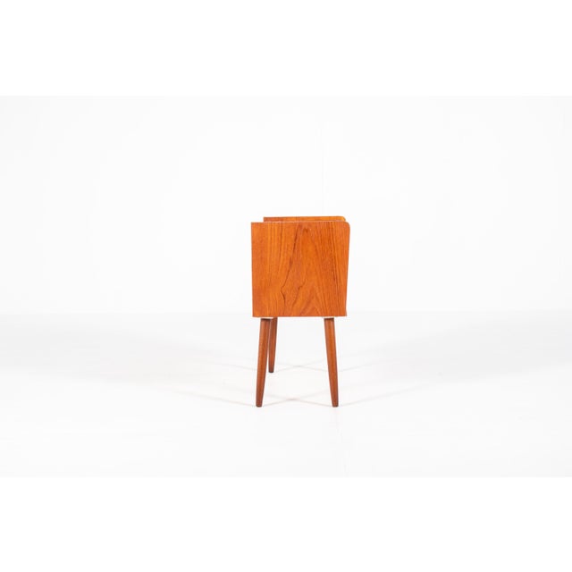 Mid-Century Modern Danish Teak Bedside Table, 1960s For Sale - Image 4 of 9