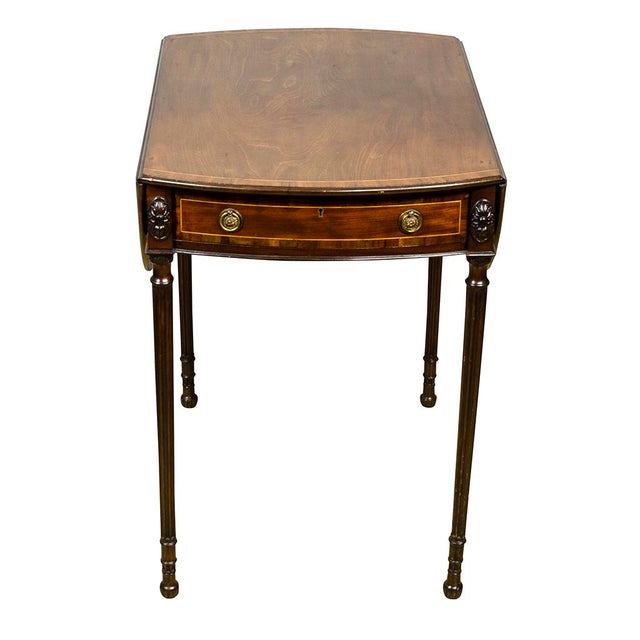 George III Mahogany Pembroke Table For Sale - Image 4 of 12