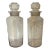 Large Antique 19th Century Glass Pharmacy or Pickle Jars With Cut Crystal Stoppers - a Pair For Sale