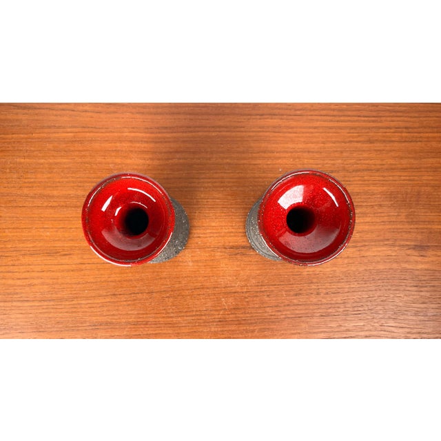 Mid-Century Modern Danish Studio Pottery Candleholder from Lovemose, 1960s, Set of 2 For Sale - Image 13 of 18