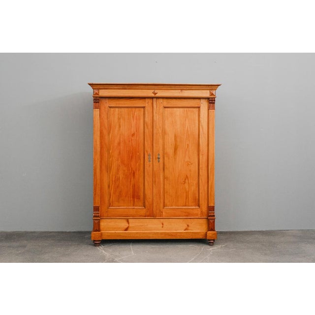 Item: Wardrobe Period & Style: Gründerzeit - second half of the 19th century Features - spacious two-door wardrobe -...