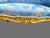 Wood 1950s French Louis XVI Blue Damask Gold Beech Settee For Sale - Image 7 of 12