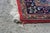 Red Vintage Hand-Knotted Wool Oriental Medallion Rug Crimson Red Indigo Blue 3 X 5' For Sale - Image 8 of 12
