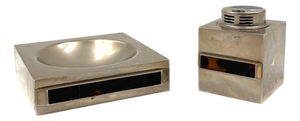 Table Top Smoking Set, Italy, 1970s, Set of 2